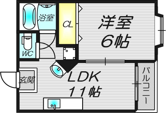 4階の間取り図