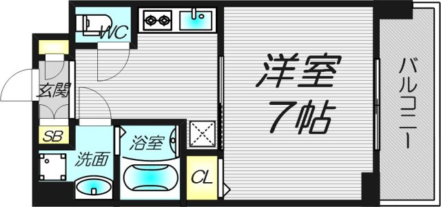 2階の間取り図