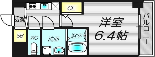 2階の間取り図