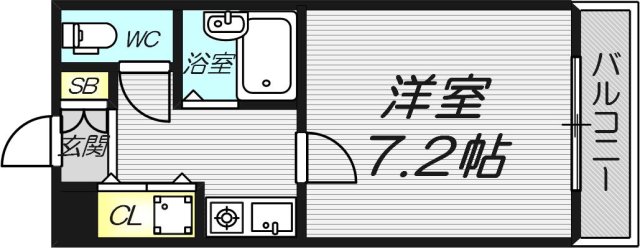 8階の間取り図