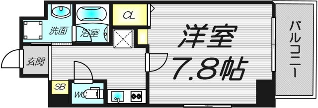 4階の間取り図