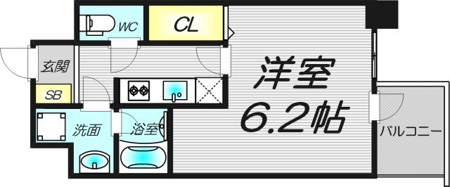 8階の間取り図