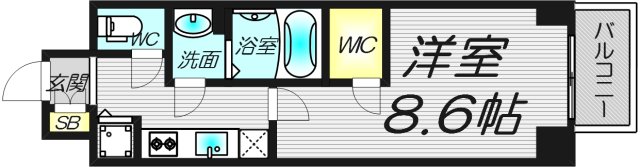 1階の間取り図