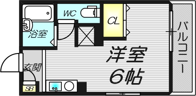 4階の間取り図