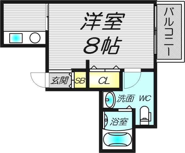 4階の間取り図