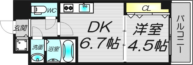 9階の間取り図