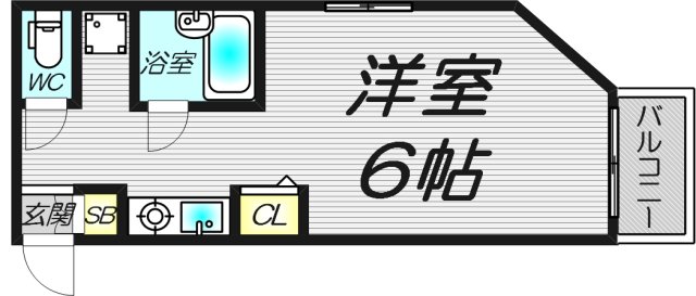 6階の間取り図