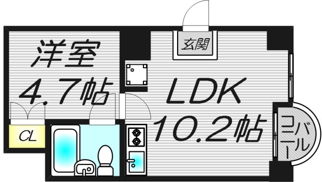 4階の間取り図