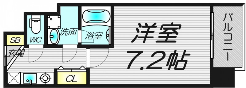 7階の間取り図