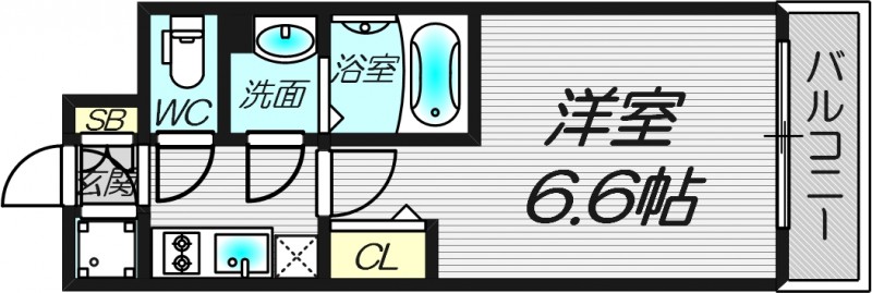 4階の間取り図