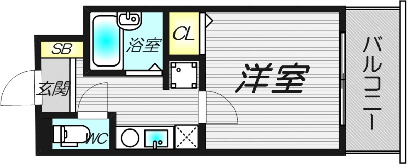 4階の間取り図