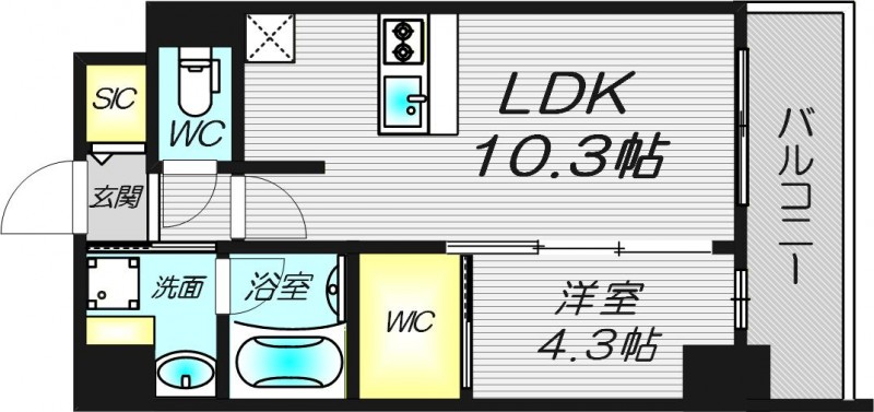 7階の間取り図