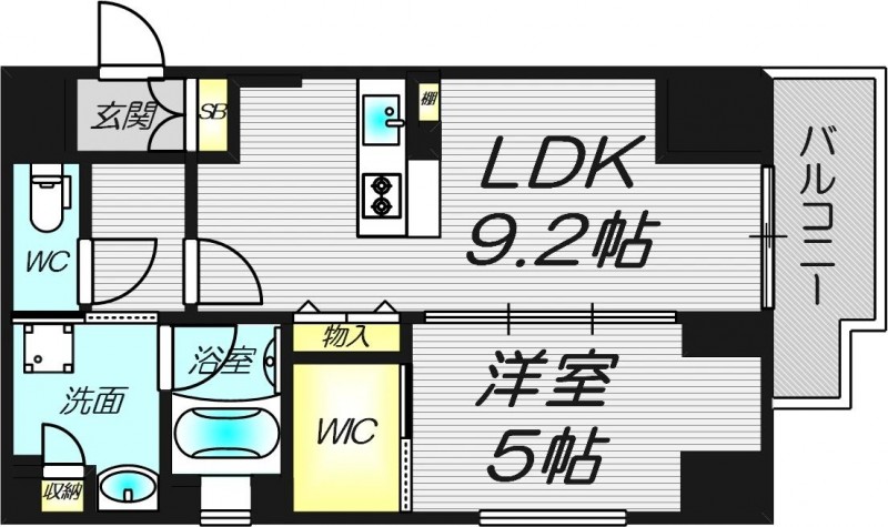 8階の間取り図