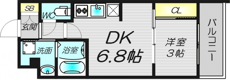 4階の間取り図