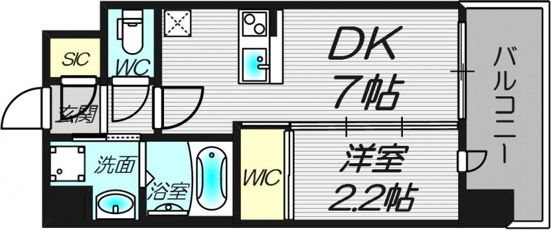 4階の間取り図