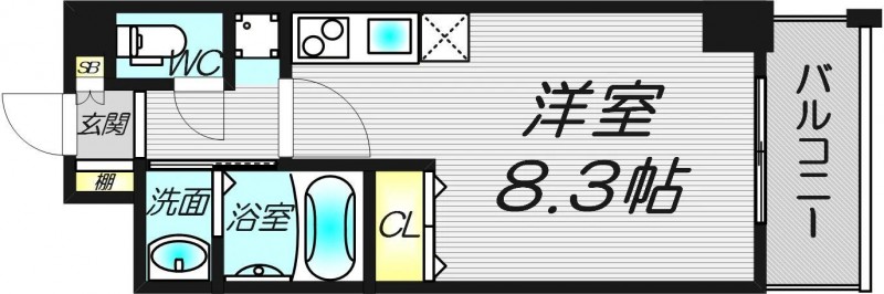 3階の間取り図