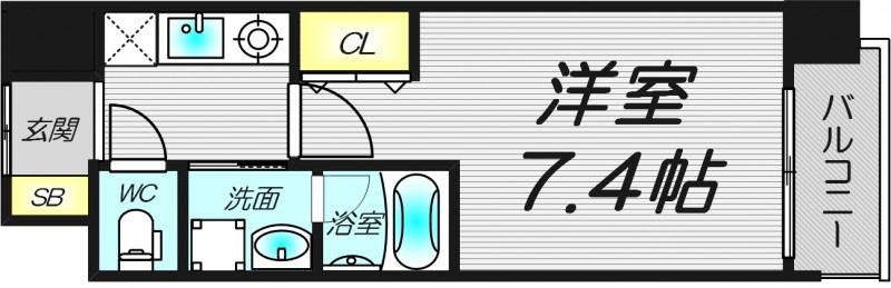 5階の間取り図