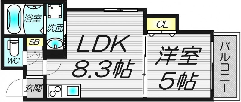 1階の間取り図
