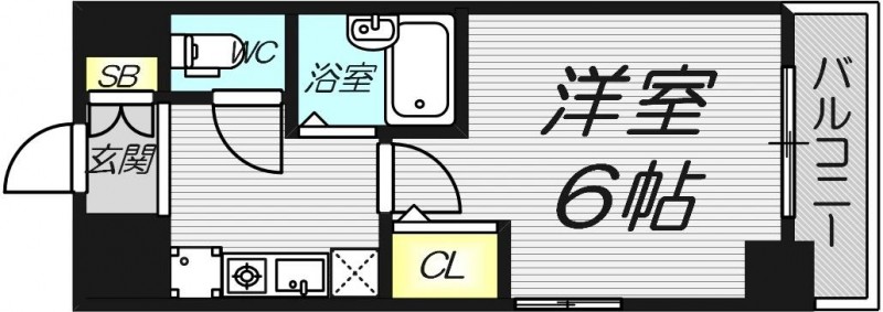8階の間取り図
