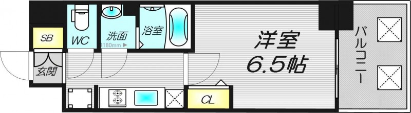2階の間取り図