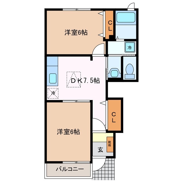 1階の間取り図