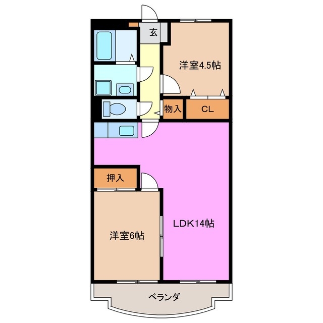 3階の間取り図