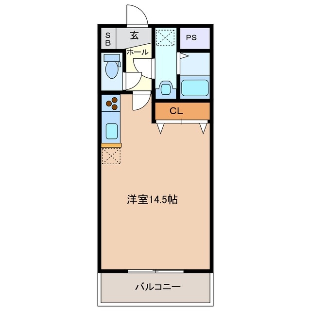 1階の間取り図
