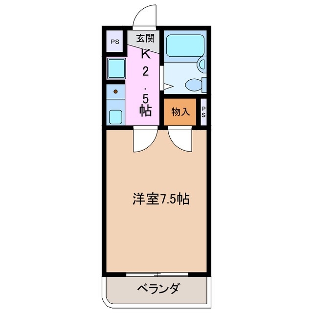 2階の間取り図
