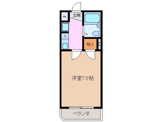 4階の間取り図