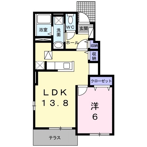 1階の間取り図