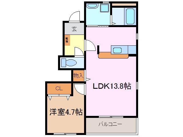 1階の間取り図