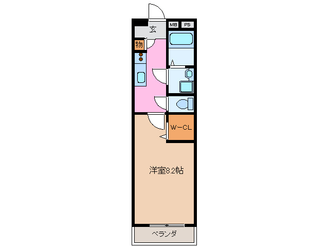 2階の間取り図