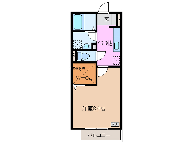 2階の間取り図