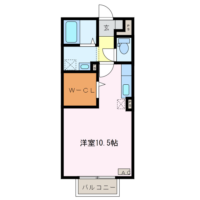 1階の間取り図