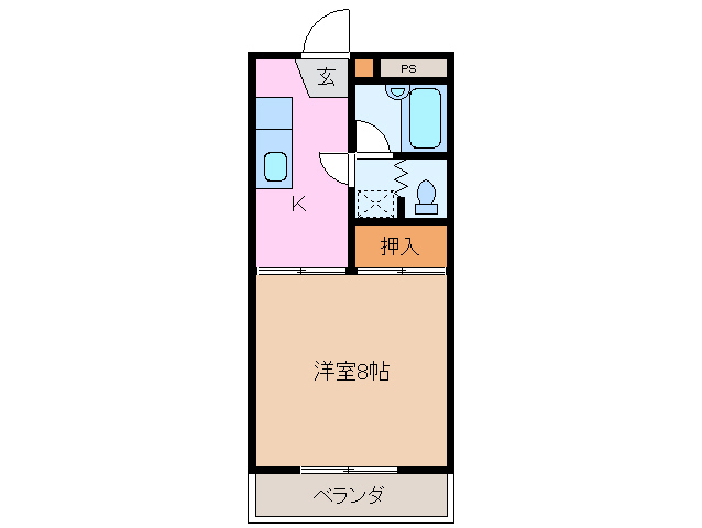 4階の間取り図