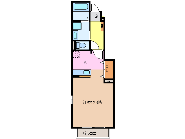 1階の間取り図