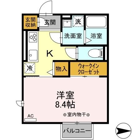 2階の間取り図