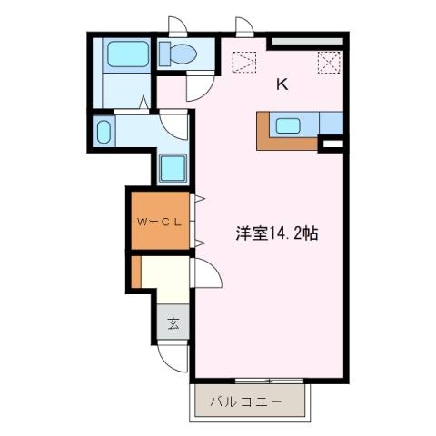 1階の間取り図