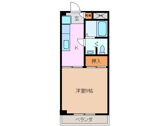 2階の間取り図