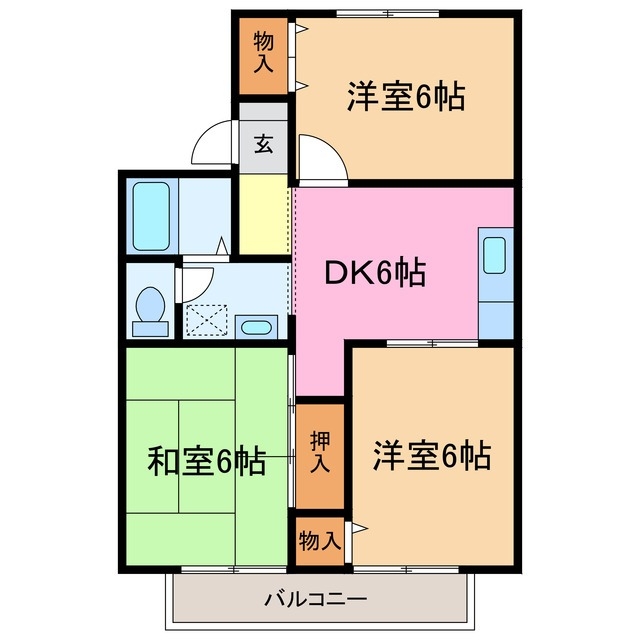 1階の間取り図