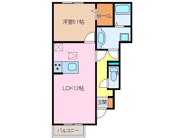 1階の間取り図