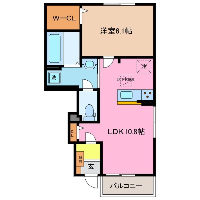 1階の間取り図