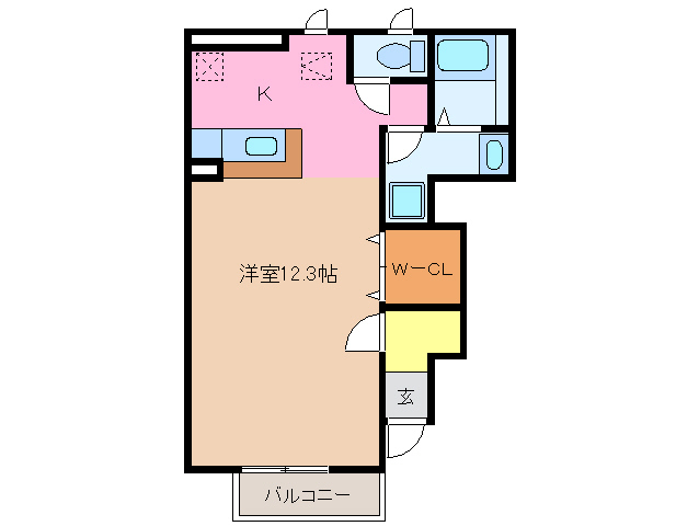 1階の間取り図