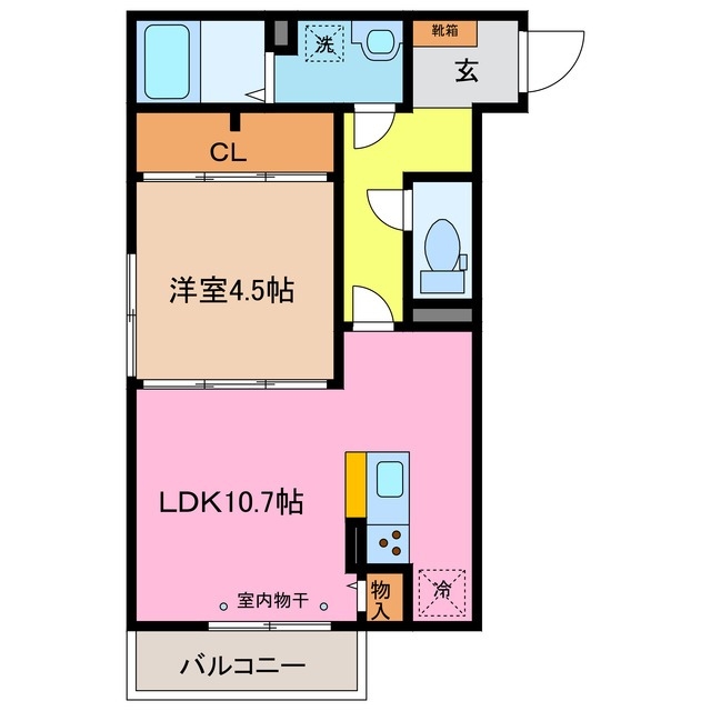 2階の間取り図
