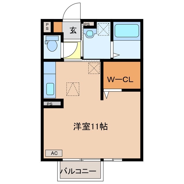 1階の間取り図