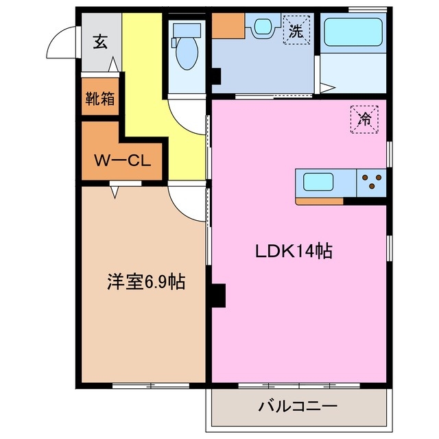 2階の間取り図
