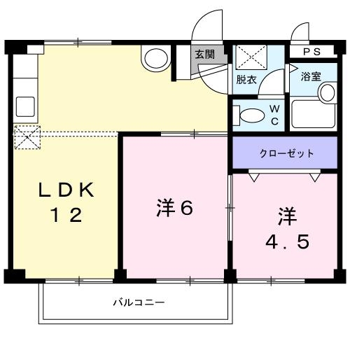 1階の間取り図
