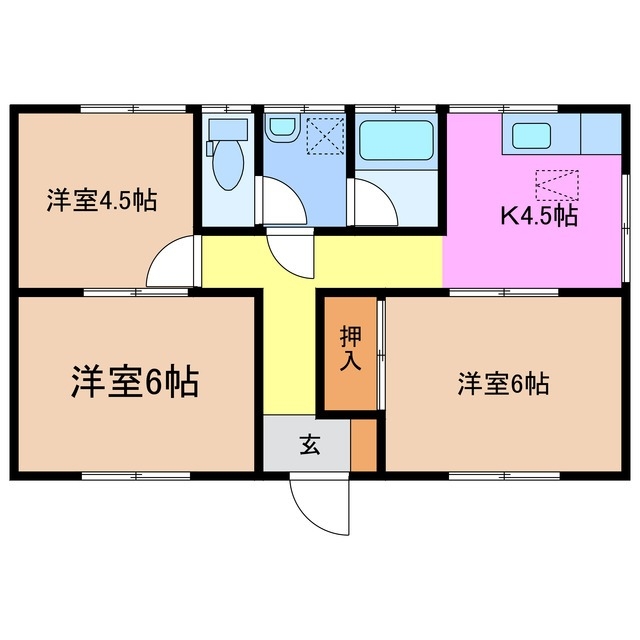 1階の間取り図