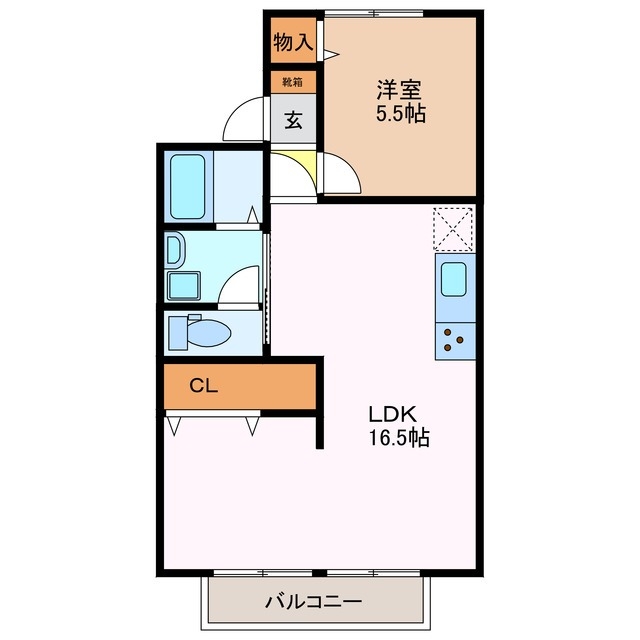 1階の間取り図