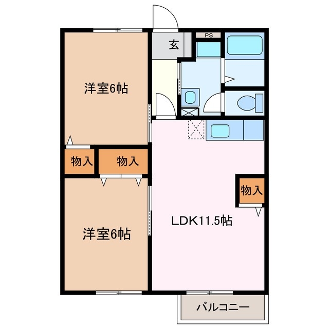 1階の間取り図